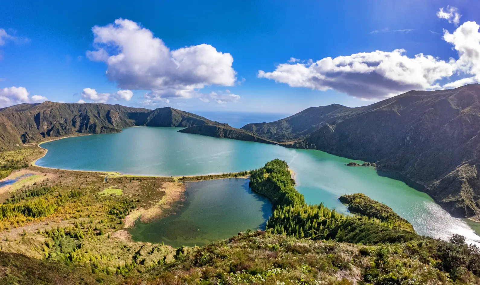 Lagoa do Fogo em São Miguel, zona natural importante para quem fica no norte-centro da ilha