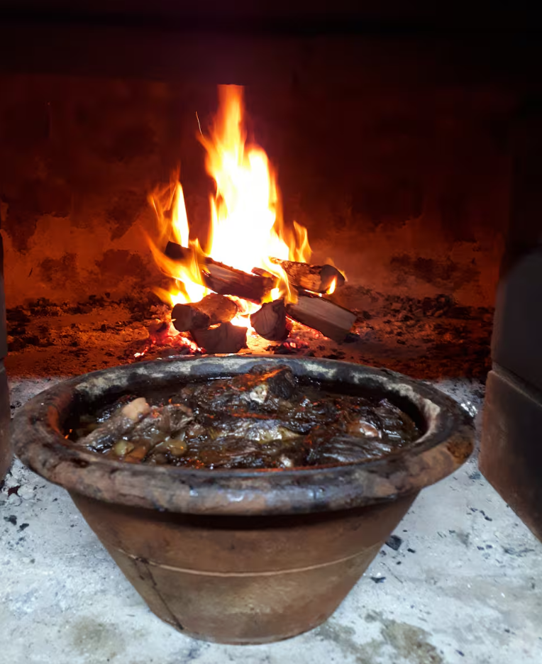 Jantar com família local na ilha Terceira