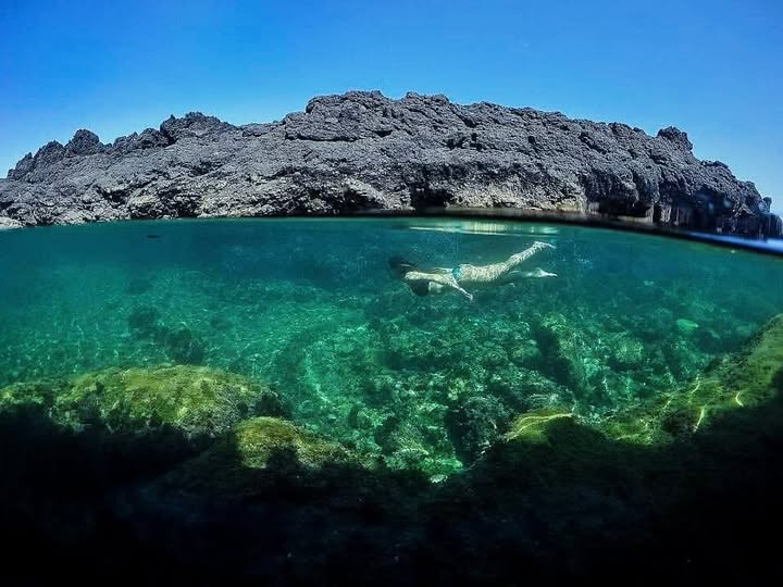 Biscoitos natural swimming pools on Terceira Island